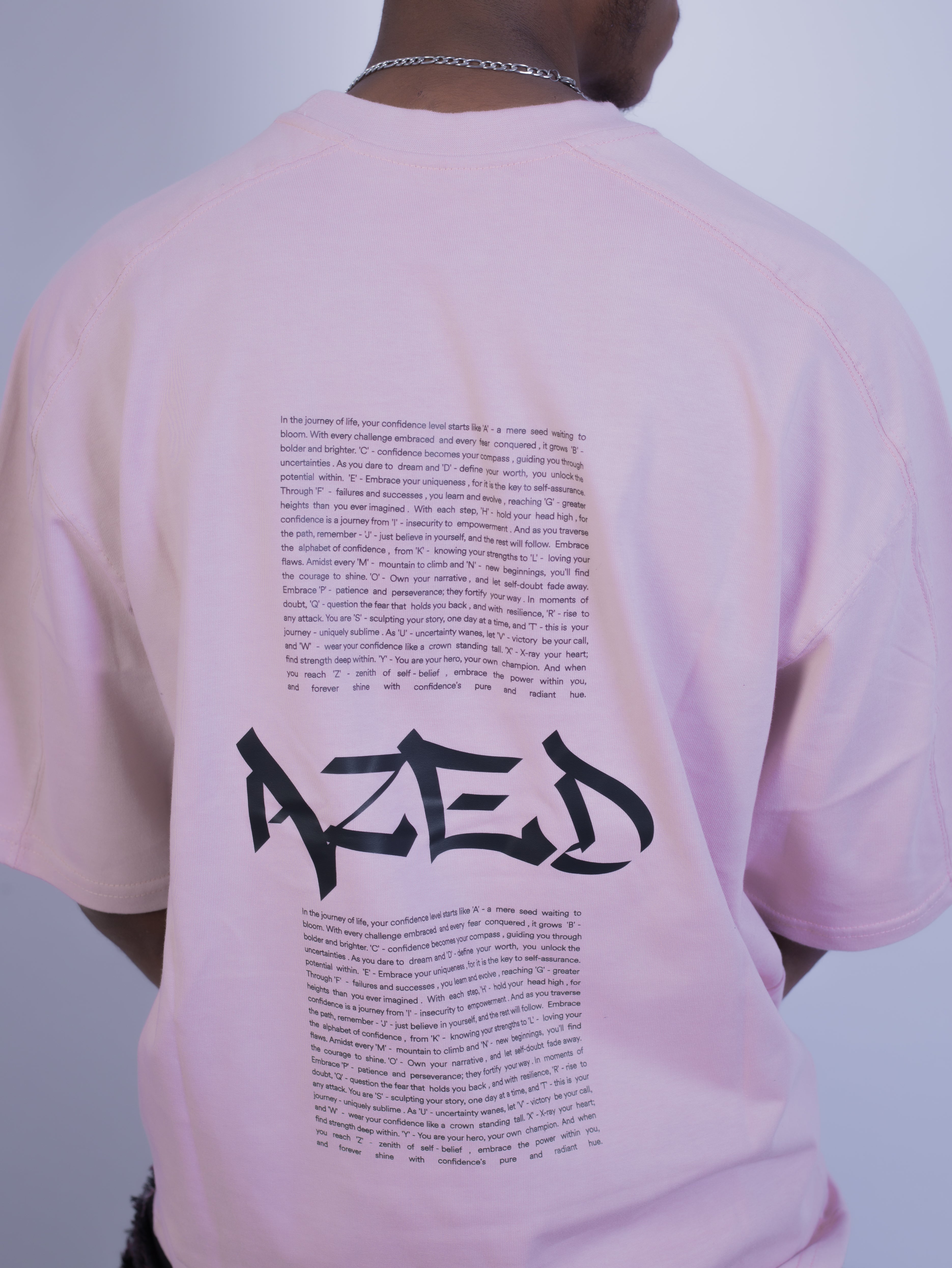 AZED® Core Basic Tee — Light Pink Edition
